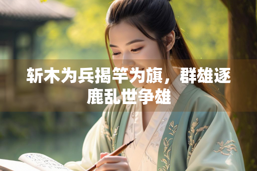 斩木为兵揭竿为旗，群雄逐鹿乱世争雄