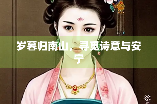 岁暮归南山，寻觅诗意与安宁