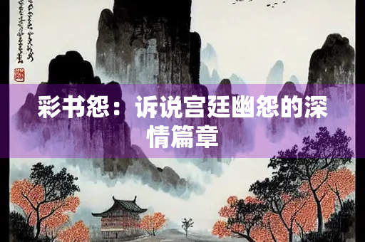 彩书怨：诉说宫廷幽怨的深情篇章