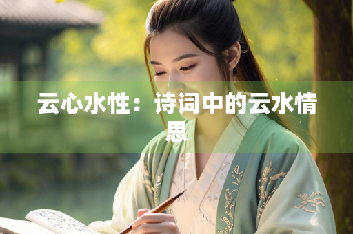 云心水性：诗词中的云水情思