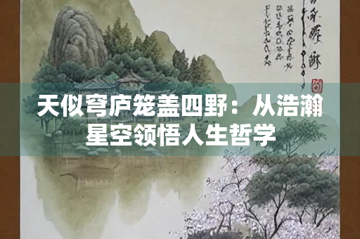 天似穹庐笼盖四野：从浩瀚星空领悟人生哲学