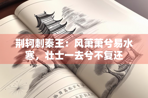 荆轲刺秦王：风萧萧兮易水寒，壮士一去兮不复还