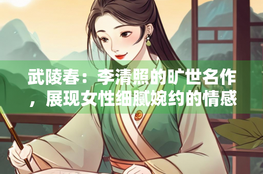 武陵春：李清照的旷世名作，展现女性细腻婉约的情感世界