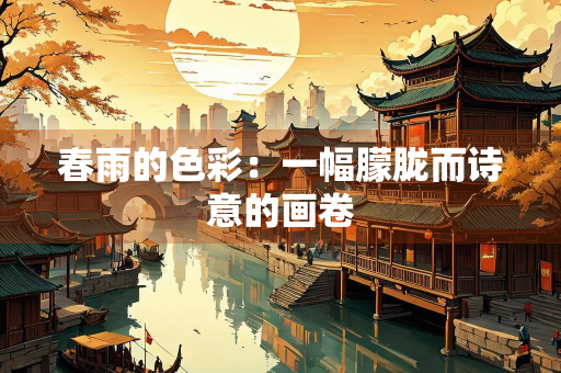 春雨的色彩：一幅朦胧而诗意的画卷