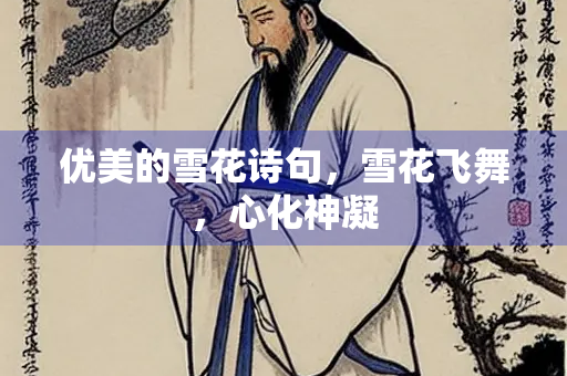 优美的雪花诗句，雪花飞舞，心化神凝