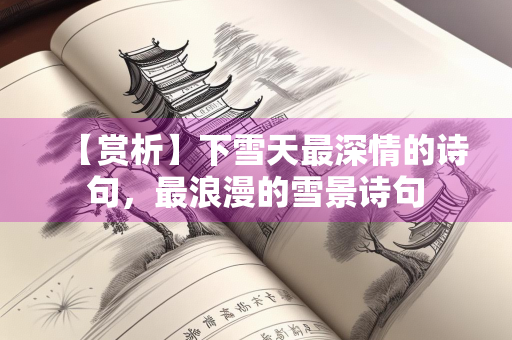 【赏析】下雪天最深情的诗句，最浪漫的雪景诗句
