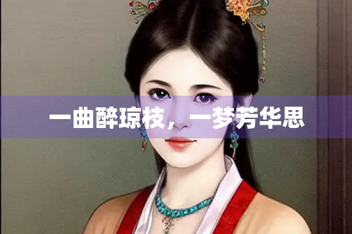 一曲醉琼枝，一梦芳华思