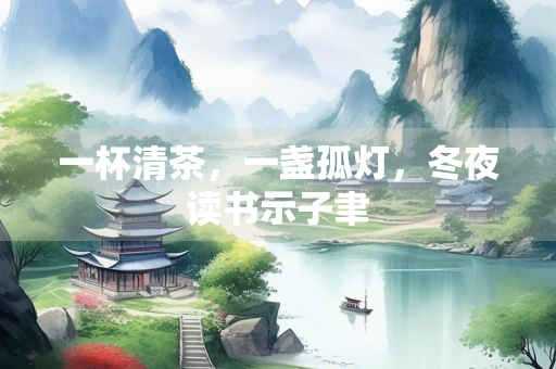 一杯清茶，一盏孤灯，冬夜读书示子聿