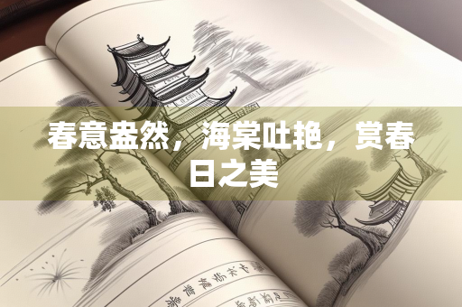 春意盎然，海棠吐艳，赏春日之美