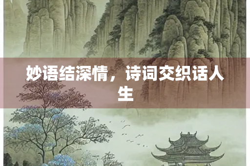 妙语结深情，诗词交织话人生