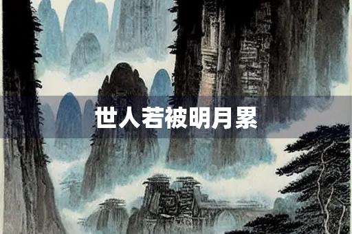 世人若被明月累