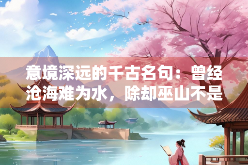 意境深远的千古名句：曾经沧海难为水，除却巫山不是云