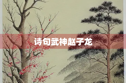 诗句武神赵子龙