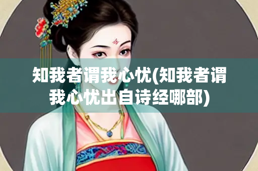 知我者谓我心忧(知我者谓我心忧出自诗经哪部)