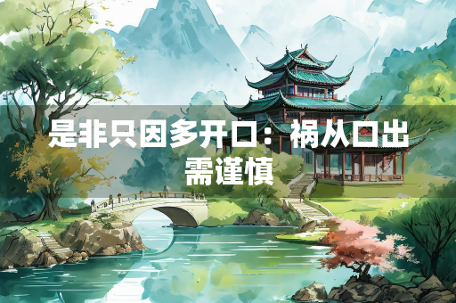 是非只因多开口：祸从口出需谨慎