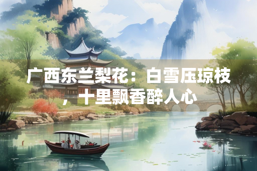 广西东兰梨花：白雪压琼枝，十里飘香醉人心