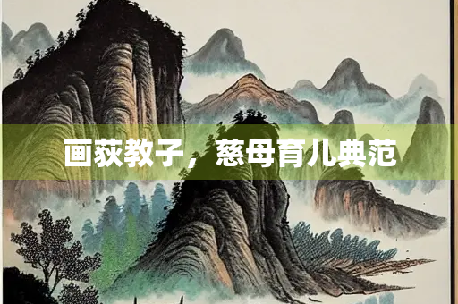 画荻教子，慈母育儿典范