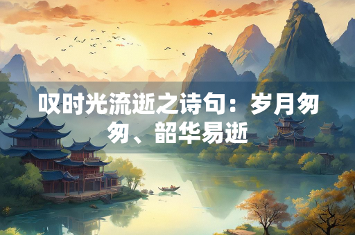 叹时光流逝之诗句：岁月匆匆、韶华易逝