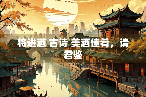 将进酒 古诗 美酒佳肴，请君鉴