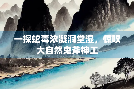 一探蛇毒浓凝洞堂湿，惊叹大自然鬼斧神工