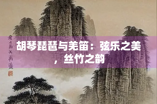 胡琴琵琶与羌笛：弦乐之美，丝竹之韵