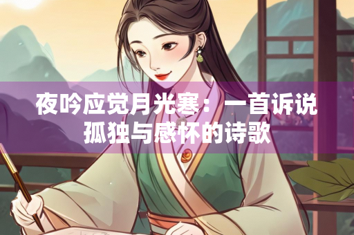 夜吟应觉月光寒：一首诉说孤独与感怀的诗歌