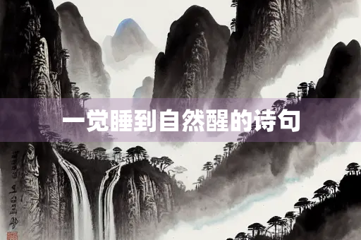 一觉睡到自然醒的诗句
