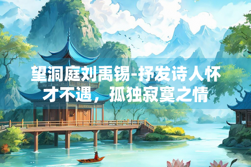 望洞庭刘禹锡-抒发诗人怀才不遇，孤独寂寞之情