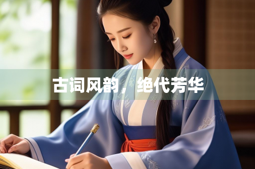 古词风韵，绝代芳华