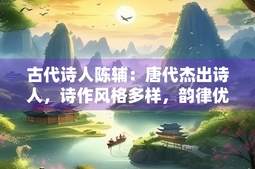 古代诗人陈辅：唐代杰出诗人，诗作风格多样，韵律优美