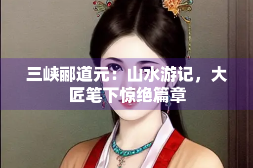 三峡郦道元：山水游记，大匠笔下惊绝篇章