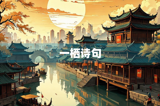 一栖诗句