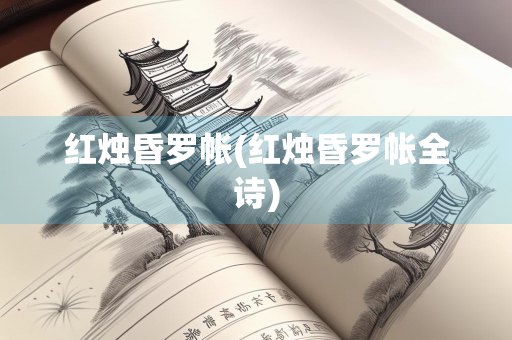 红烛昏罗帐(红烛昏罗帐全诗)