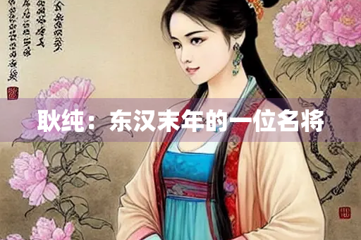 耿纯：东汉末年的一位名将
