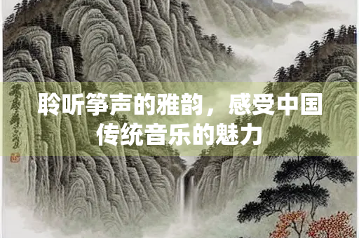 聆听筝声的雅韵，感受中国传统音乐的魅力