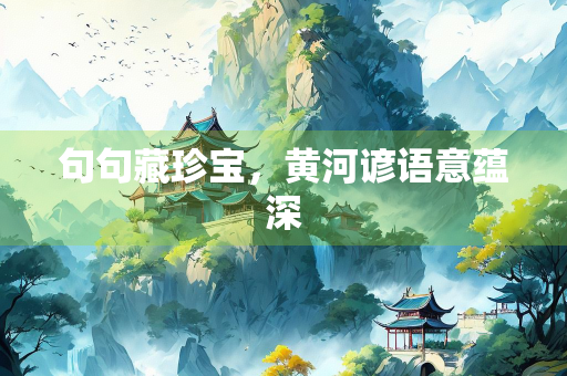 句句藏珍宝，黄河谚语意蕴深