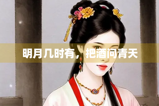 明月几时有，把酒问青天