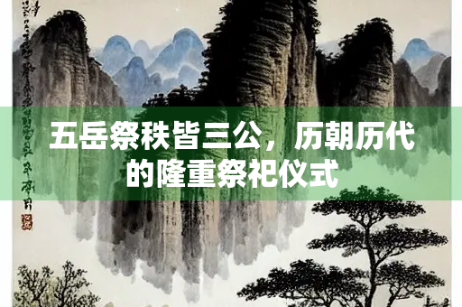 五岳祭秩皆三公，历朝历代的隆重祭祀仪式