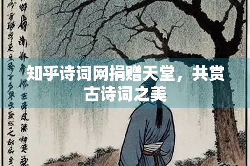 知乎诗词网捐赠天堂，共赏古诗词之美