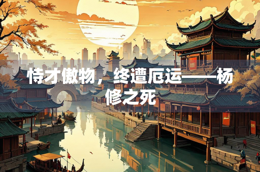 恃才傲物，终遭厄运——杨修之死