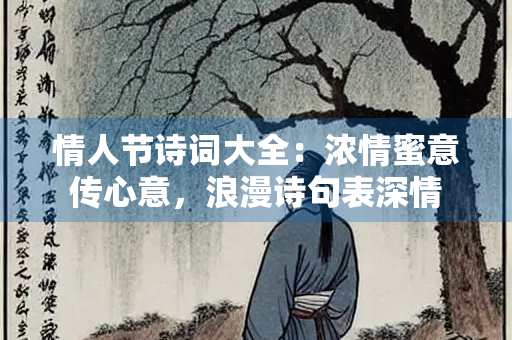 情人节诗词大全：浓情蜜意传心意，浪漫诗句表深情