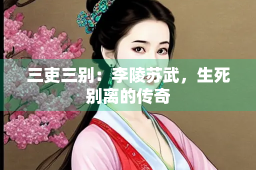 三吏三别：李陵苏武，生死别离的传奇