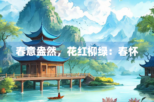 春意盎然，花红柳绿：春怀