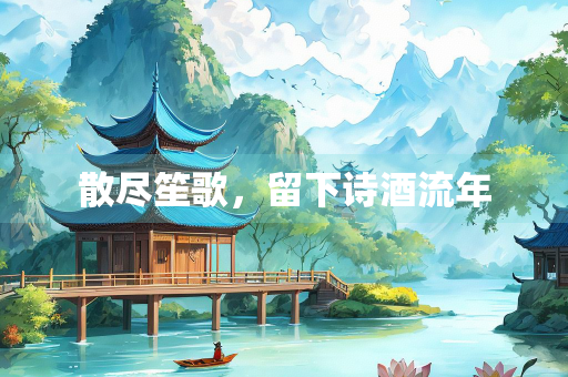 散尽笙歌，留下诗酒流年