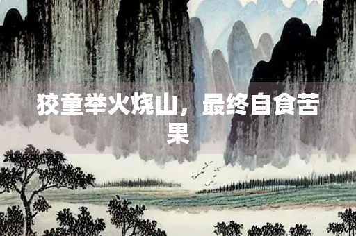 狡童举火烧山，最终自食苦果