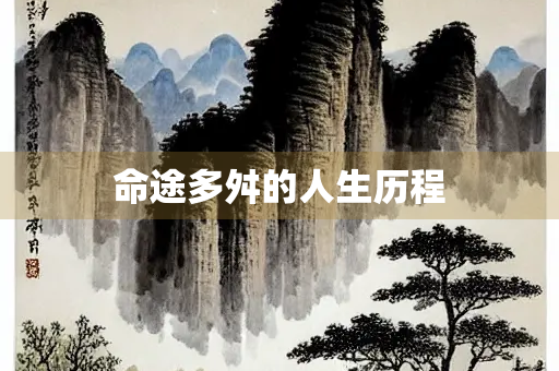 命途多舛的人生历程