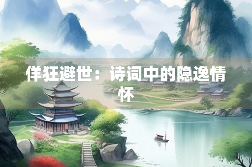 佯狂避世：诗词中的隐逸情怀