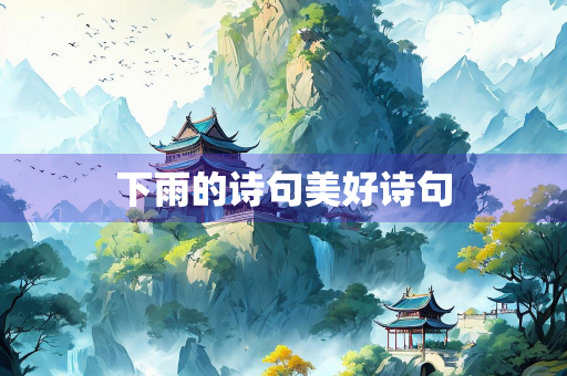 下雨的诗句美好诗句
