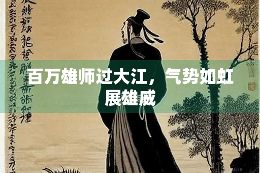 百万雄师过大江，气势如虹展雄威