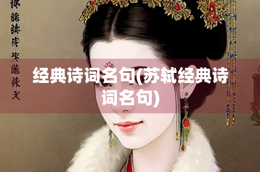经典诗词名句(苏轼经典诗词名句)